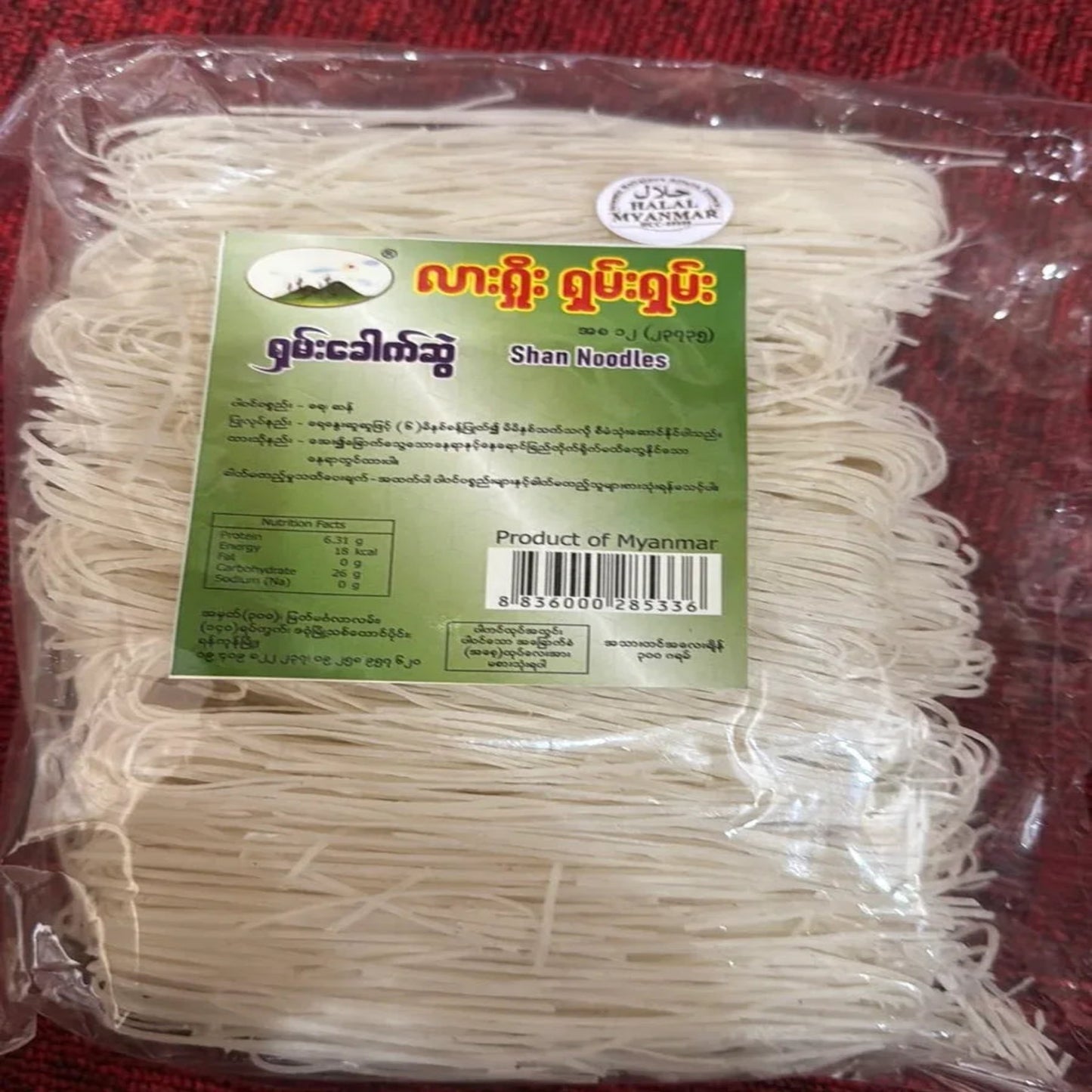 လားရှိုးရှမ်းရှမ်း ရှမ်းခေါက်ဆွဲခြောက် (300g) - Easy Bites