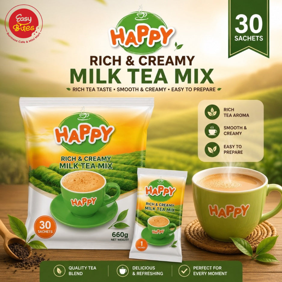Happy Rich & Creamy Milk Tea Mix 660g