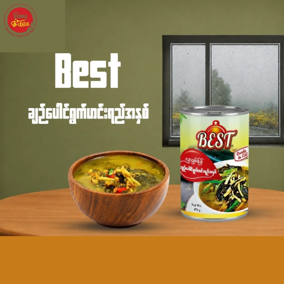 BEST Roselle Leaf Soup Base 485g | BEST ချဉ်ပေါင်ရွက်ဟင်းရည်အနှစ် 485g