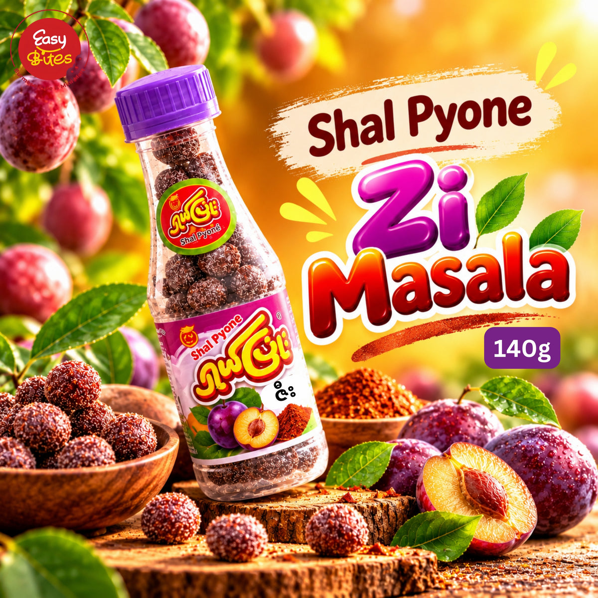 Shal Pyone Plum Masala | ရှယ်ပြုံး ဇီးမဆလာ | Authentic Myanmar Snack UK