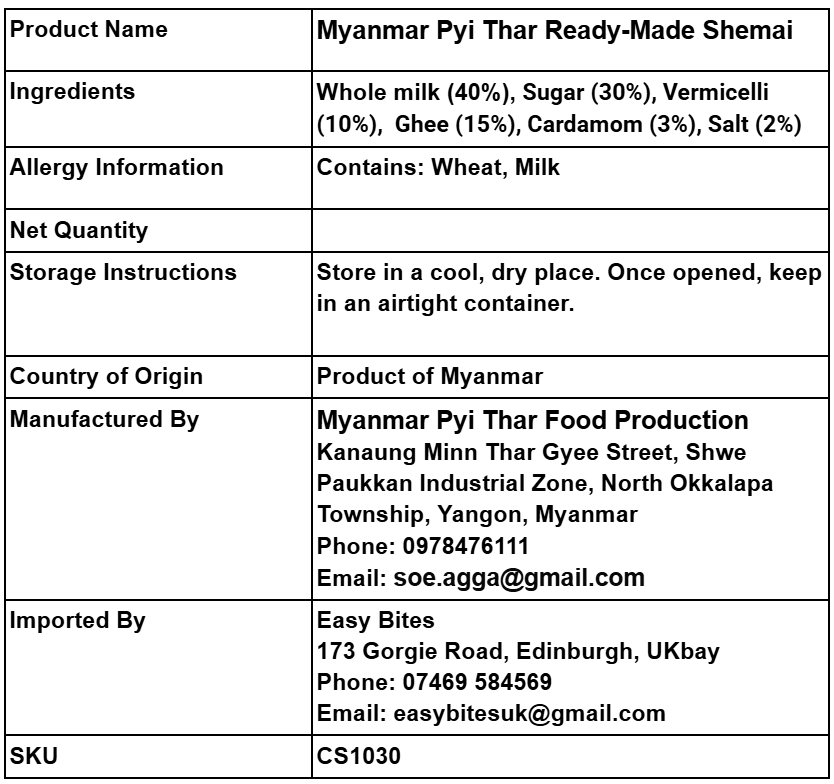 မြန်မာပြည်သား Ready Made စမိုင် (Myanmar Pyi Thar Ready Made Shemai)