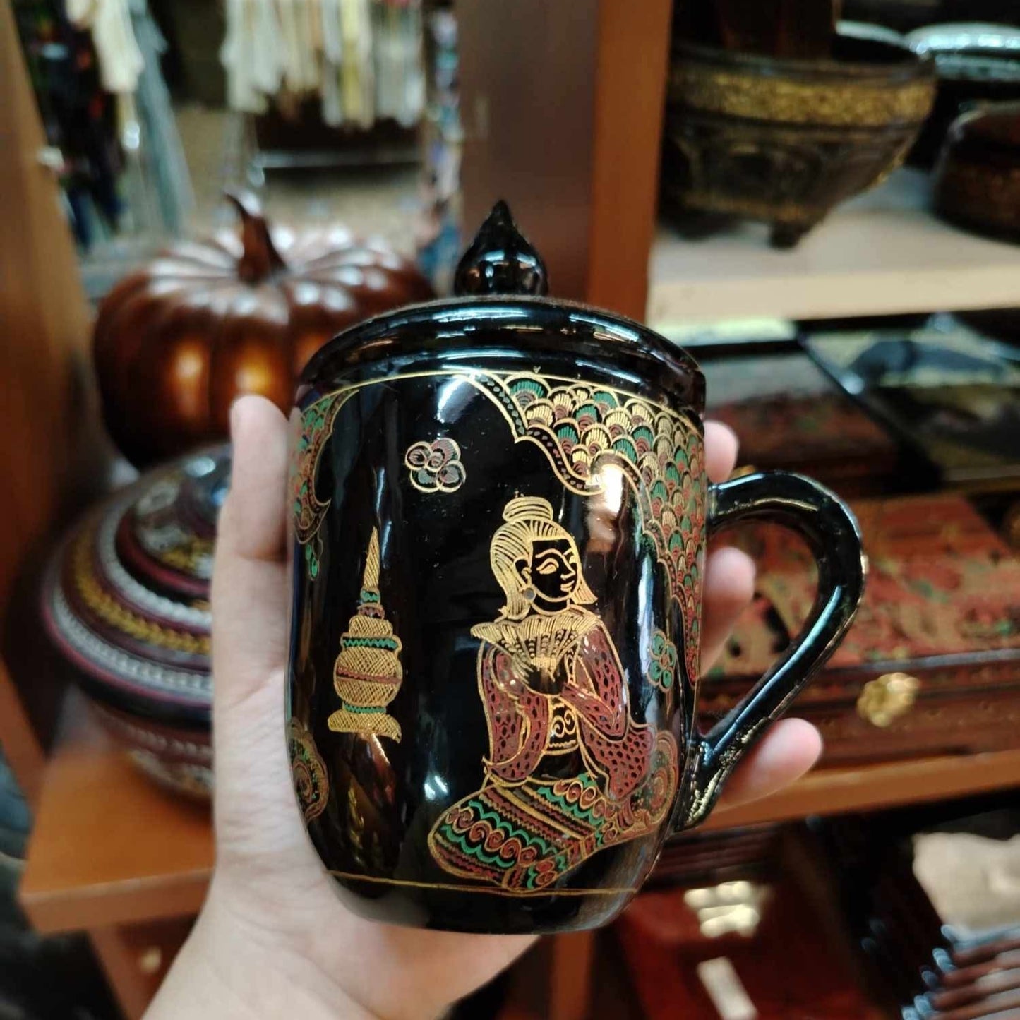 ယွန်းအလှကော်ဖီခွက် (3’5”)