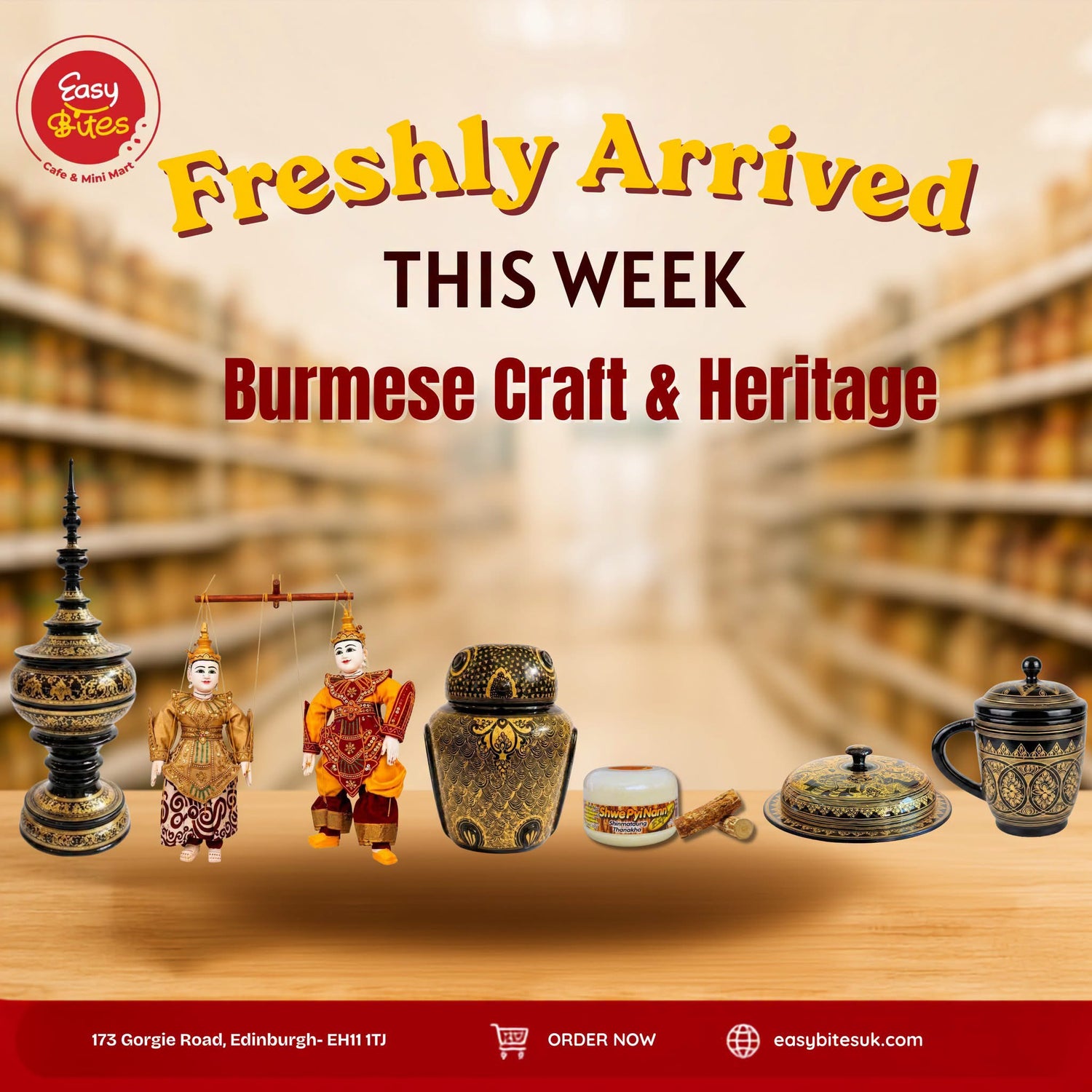 Lacquerware & Souvenirs - Easy Bites