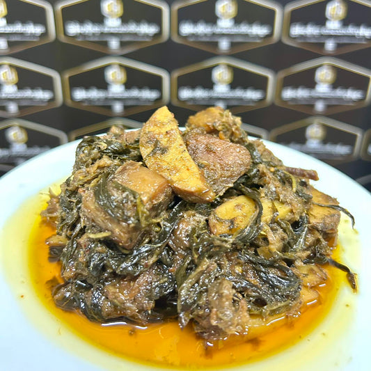 H&H ဒညင်းသီးချဉ်ပေါင်အိုးကြီးချက် (H&H Fried Djenkols & Roselle Leaves)
