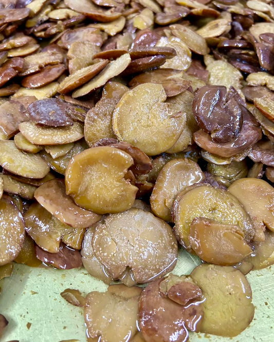 H&H ဒညင်းသီးတပြန်ကြော်(H&H Fried Djenkols in Oil)