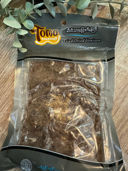 TOMO ဆိတ်သားခြောက်ကြော် 50g (Tomo Fried Dried Goat Meat)