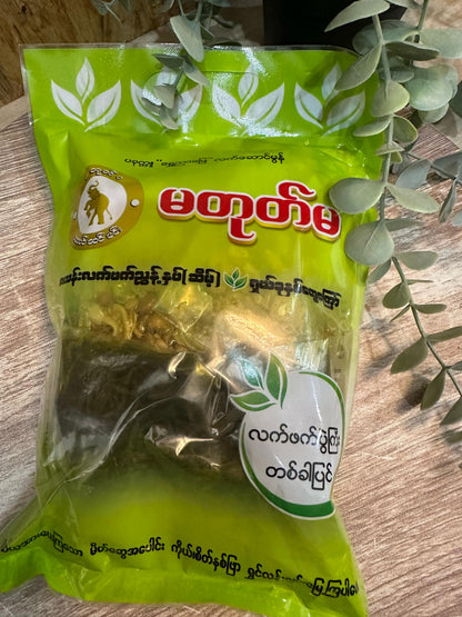 မတုတ်မ  တစ်ခါပြင်လက်ဖက်ပွဲကြီးဆိမ့် 400g (Ma Tote Ma Tea Leaf Mix (Single Serve Big Pack - Mild))