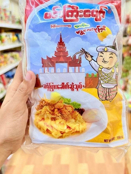 မင်းကြီးပျော် ဆန်ပြားခေါက်ဆွဲ (150g)