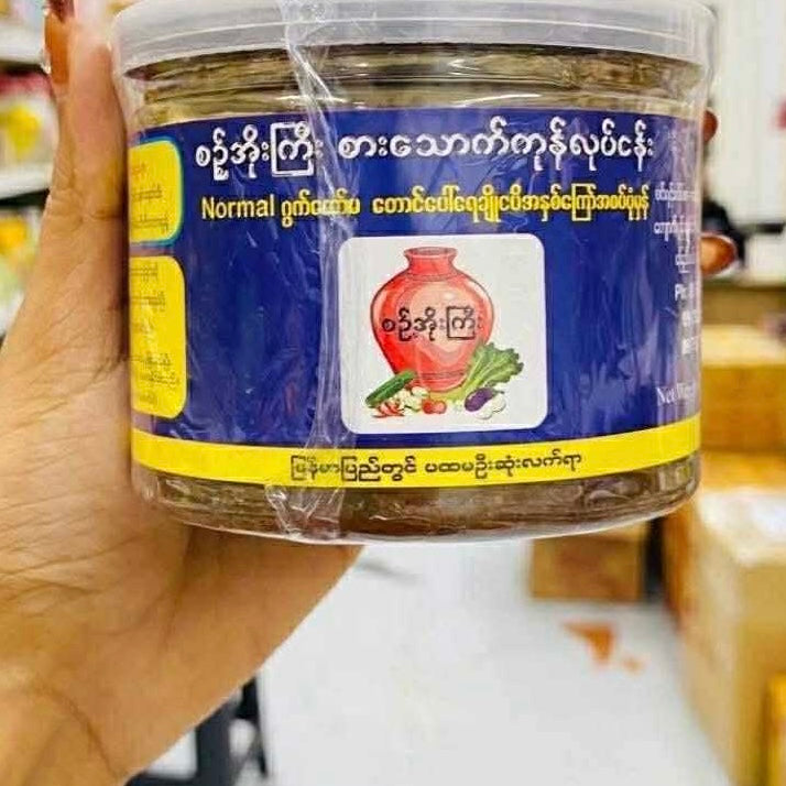 စဉ့်အိုးကြီး ငပိကြော် ပုံမှန်(300g)