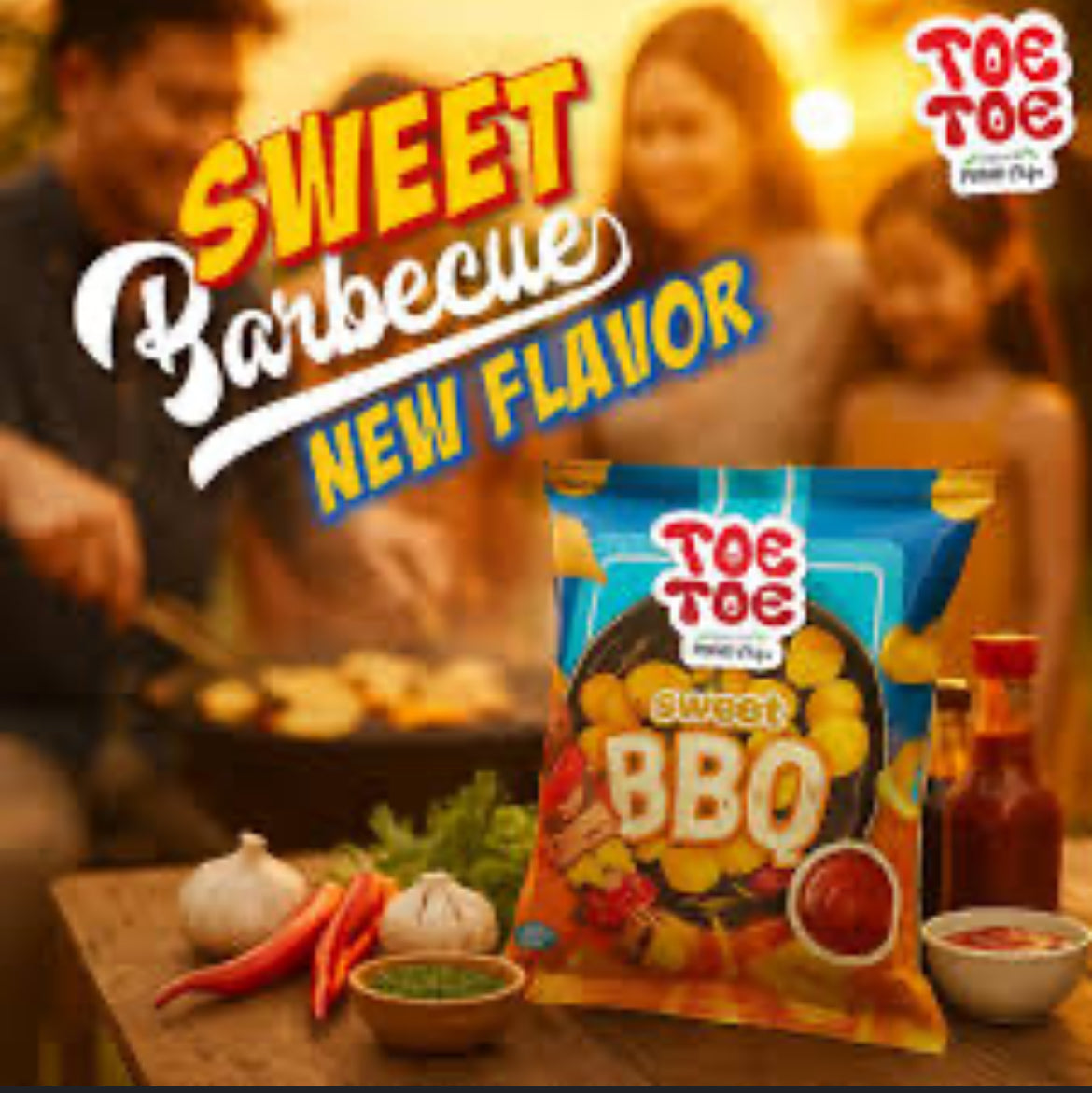 Toe Toe ( BBQ အရသာအလူးကြော် )