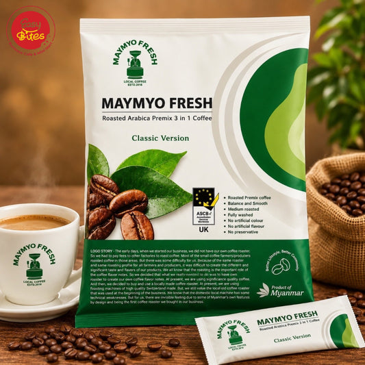 Maymyo Fresh Classic Version Arabica Premix 3 in 1 Coffee (5 Sachets x 25g)