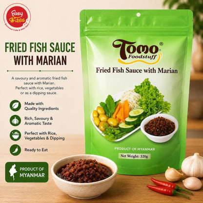Tomo Fried Fish Sauce with Marian (မရမ်းသီး ငါးပိကြော်) 320g