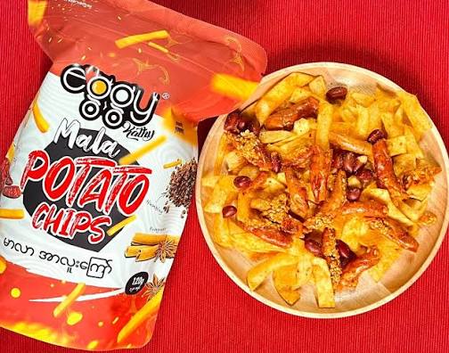 Eggy မာလာအာလူးကြော် (အကြီး-120g)