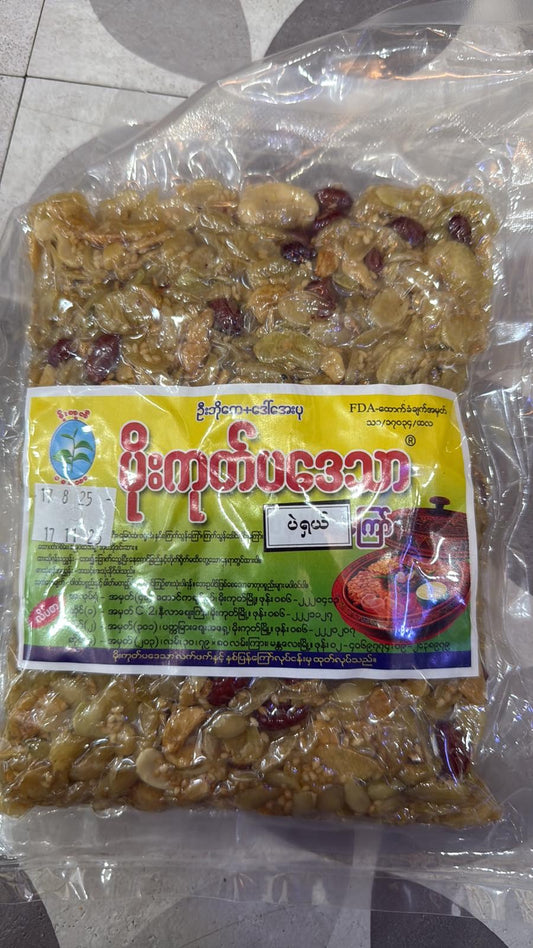 မိုးကုတ်ပဒေသာ ပဲနှစ်ပြန်ကြော် 400g