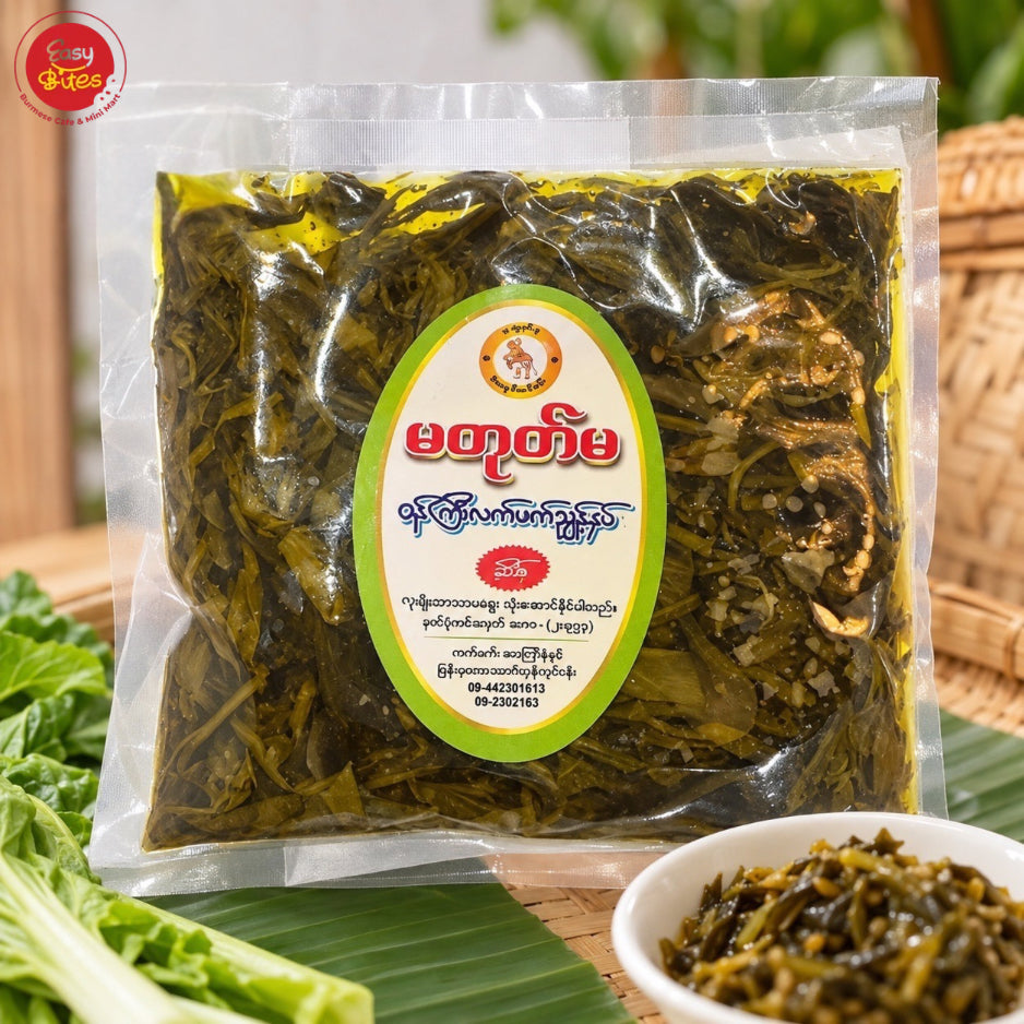 မတုတ်မ ဝန်ကြီးလက်ဖက်ညွှန့်နှပ် (ဆိမ့်) 160g (အိတ်)