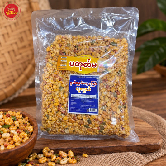 Ma Tote Ma Assorted Fried Bean Mix 1 Viss (1.63kg)|ဖရုံဆံခုနစ်ထွေကြော် ပိဿာထုပ်ကြီး လေအကျစ်ထုတ်