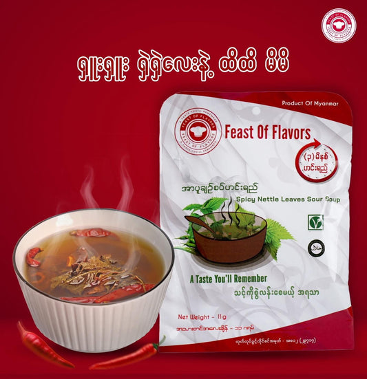 Feast of flavors အာပူချဉ်စပ် ဟင်းရည် (11g)