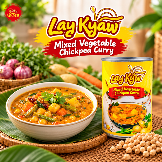 Lay Kyaw Mixed Vegetable Chickpea Curry | လေးကျော် သီးစုံကုလားပဲဟင်း | Myanmar Groceries UK