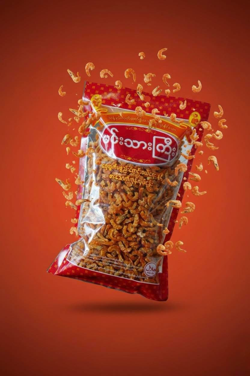 မင်းသားကြီး ဖျာပုံ ပုဇွန်ခြောက် (400g)