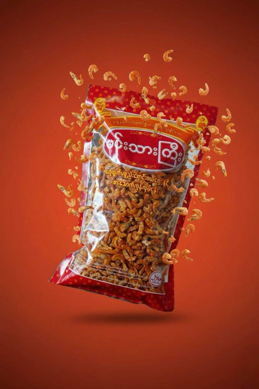 မင်းသားကြီး ဖျာပုံ ပုဇွန်ခြောက် (400g)