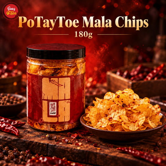 PoTayToe Mala Chips-180g