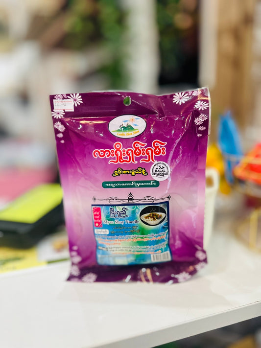 လားရှိုးရှမ်းရှမ်း မြီးရှည် 100g (Lashio Shan Shan Meeshay Noodle)