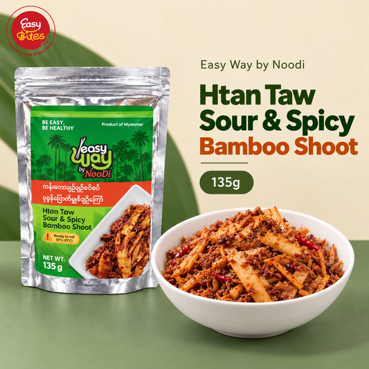 Easy Way by Noodi Fried Pickled Bamboo Shoots with Dried Prawn 135g | Easy Way by Noodi ပုစွန်ခြောက် မျှစ်ချဉ်ကြော် 135g