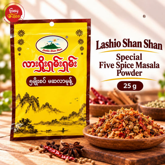 လားရှိုးရှမ်းရှမ်း ၅မျိုးစပ် မဆလာမုန့် ၂၅ ဂရမ်