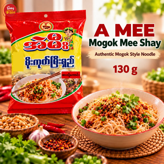A Mi Mogok Mee Shay Noodles | အဲမီး မိုးကုတ်မြီးရှည်