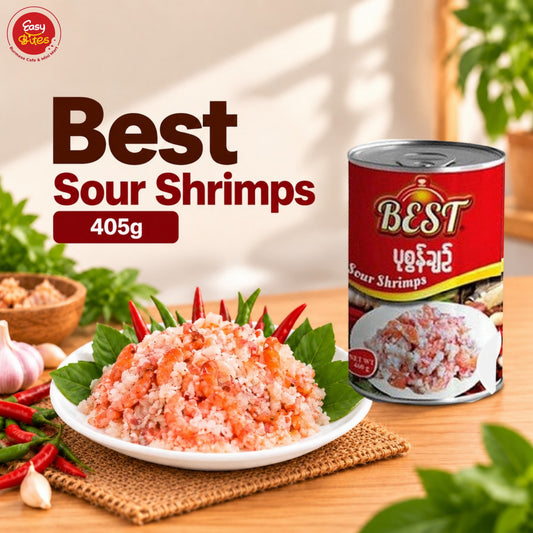 BEST Sour Fermented Shrimp 405g | BEST ပုစွန်ချဉ် 405g