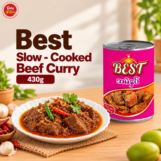 Best Slow-Cooked Beef Curry 430g | အမဲနှပ် | Authentic Myanmar Curry UK