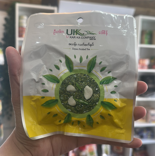 ဦးကာက ဇယန်းလက်ဖက်အချို 80g (U Kar Ka Zayan Pickled Tea)