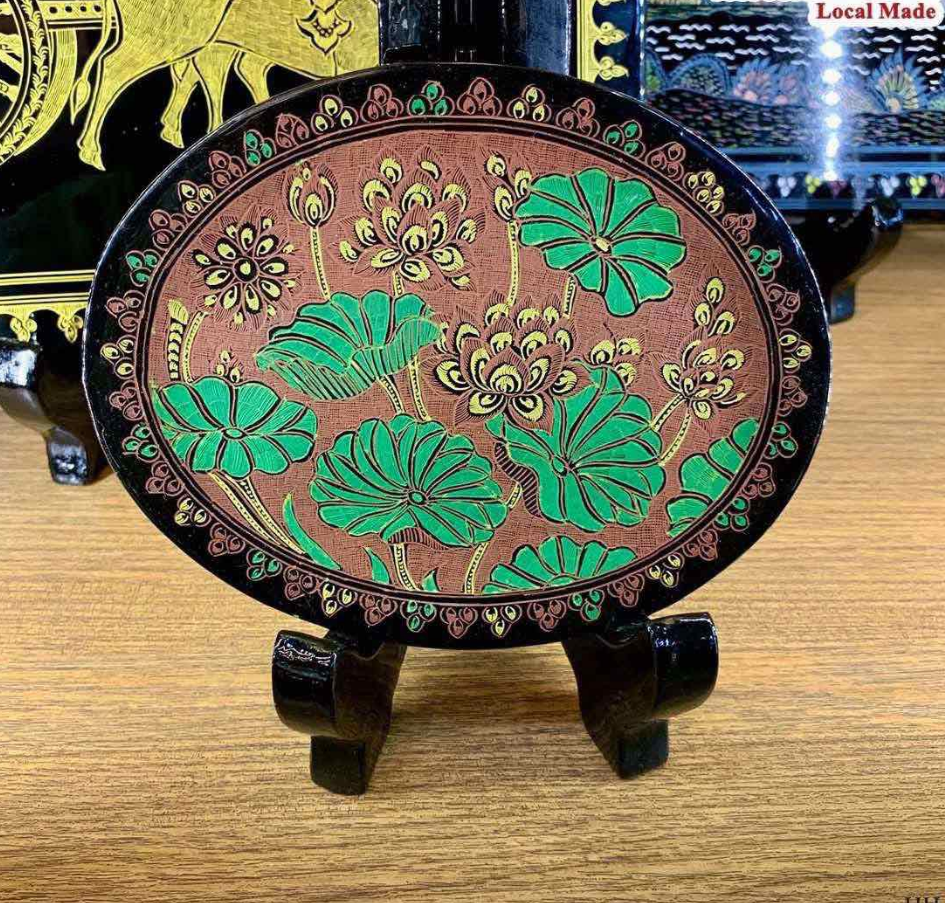 6.5”x5” Oveal Tray (Lacquered)