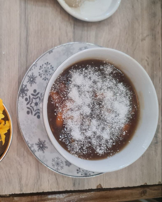 မုန့်ကြာစေ့သာကူ (Sago Porridge)