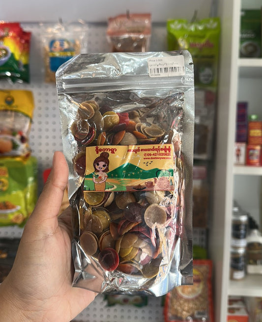 ဒို့တောရွာ ကုလားပဲခွက်ရောင်စုံ 160g (Doet Taw Ywar Colourful Snacks)