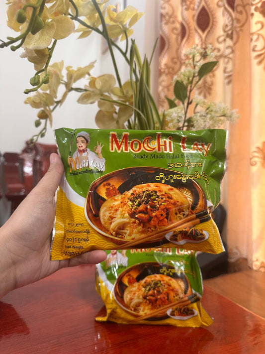 မိုချိလေး အသင့်စား တို့ဟူးနွေး ခေါက်ဆွဲ 130g (Mochi Lay Instant Tofu Noodle)