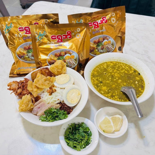 ရွှေအိမုန့်ဟင်းခါး (10 ပွဲ)