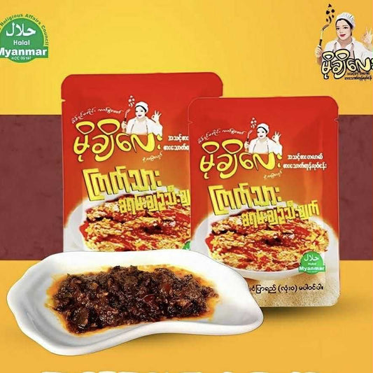 မိုချိ ကြက်သားခရမ်းချဉ်သီးချက် (50g)